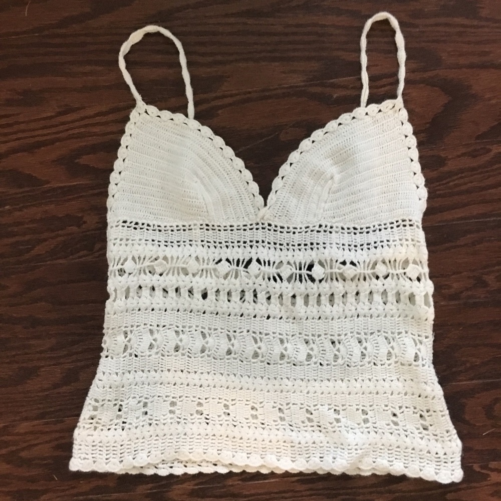 Moda International Crochet Top - Final Price